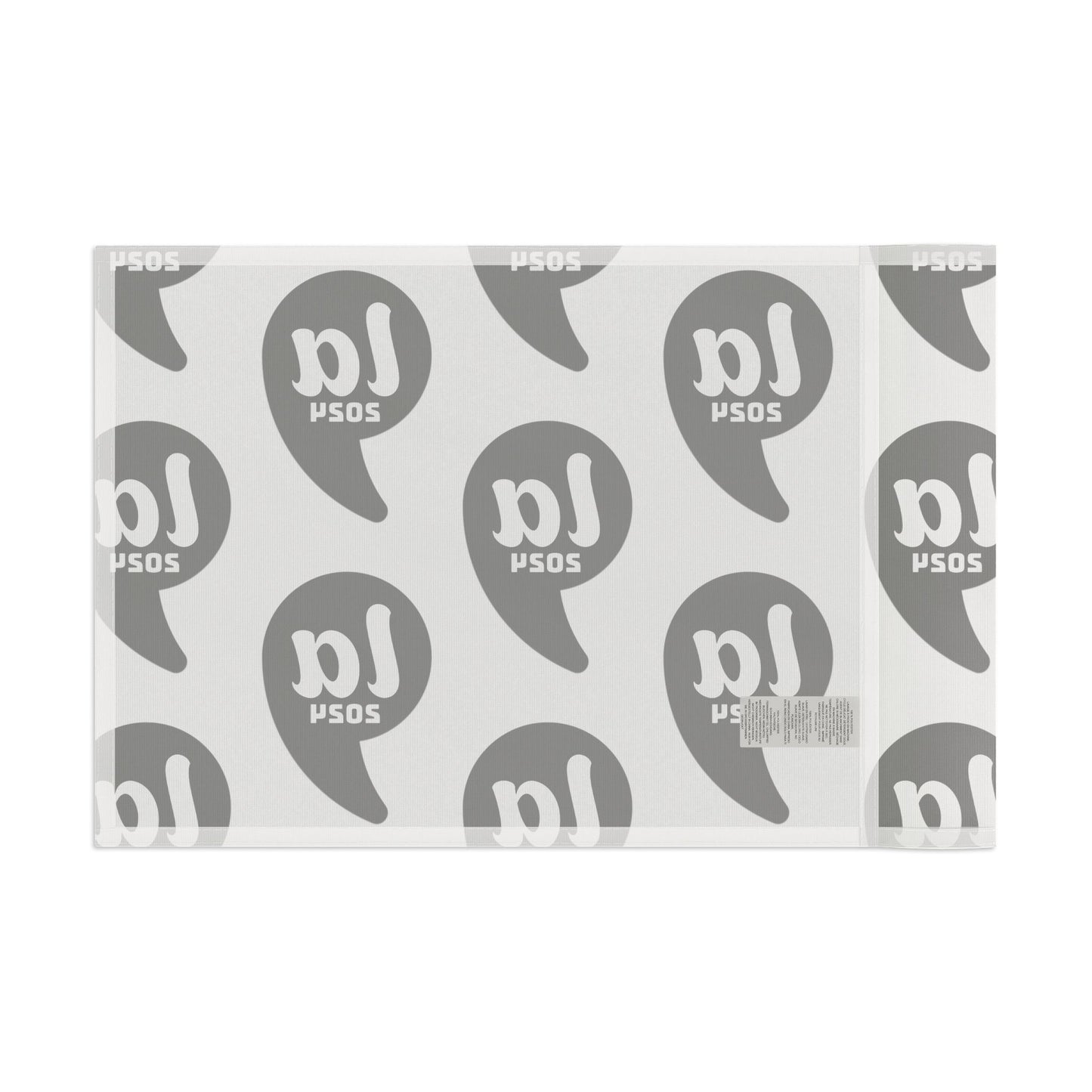 Kamala Harris 2024 for President Flag - Black on White