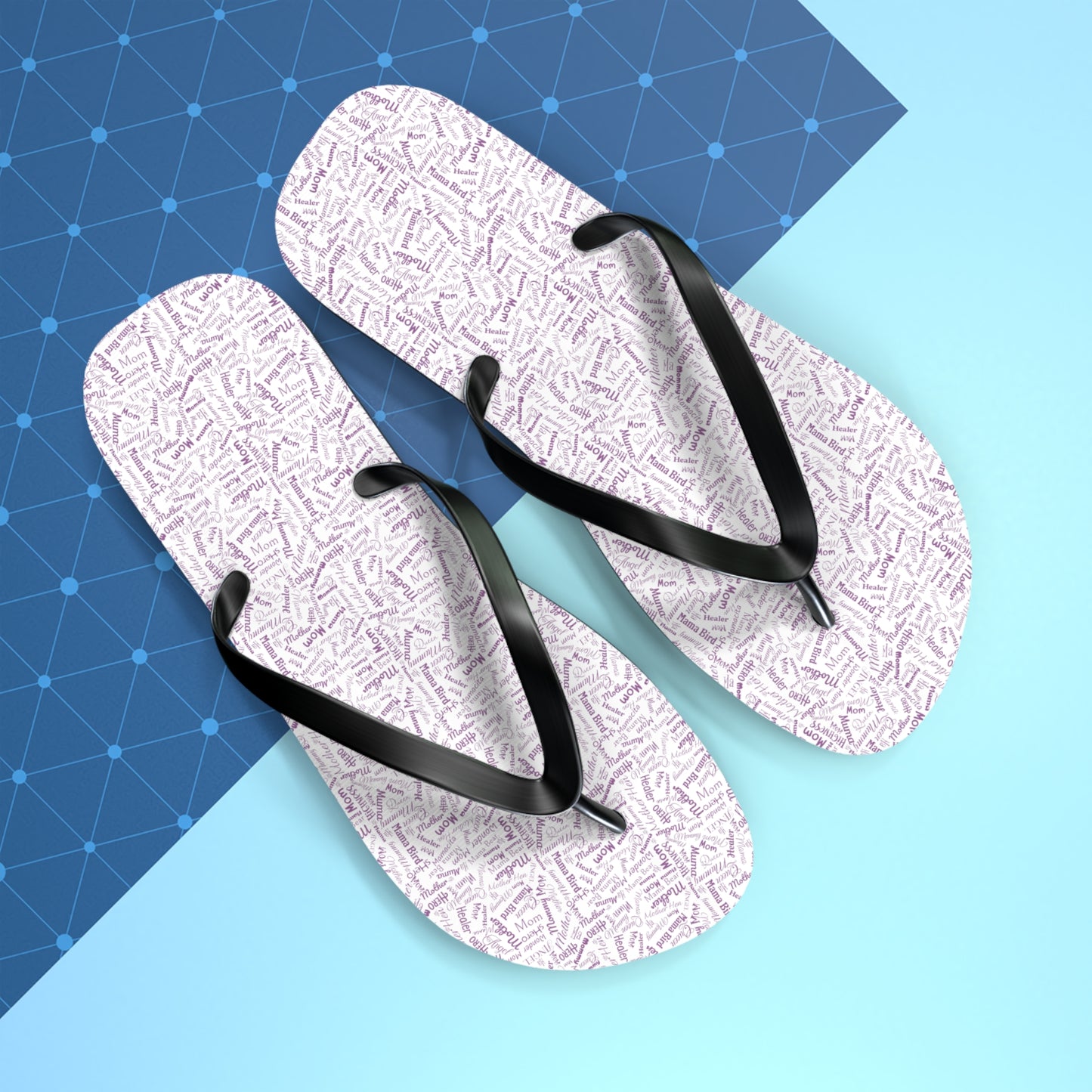 Mom Flip Flops - lilac | Mom Will Be Surprised When She Looks Closely!