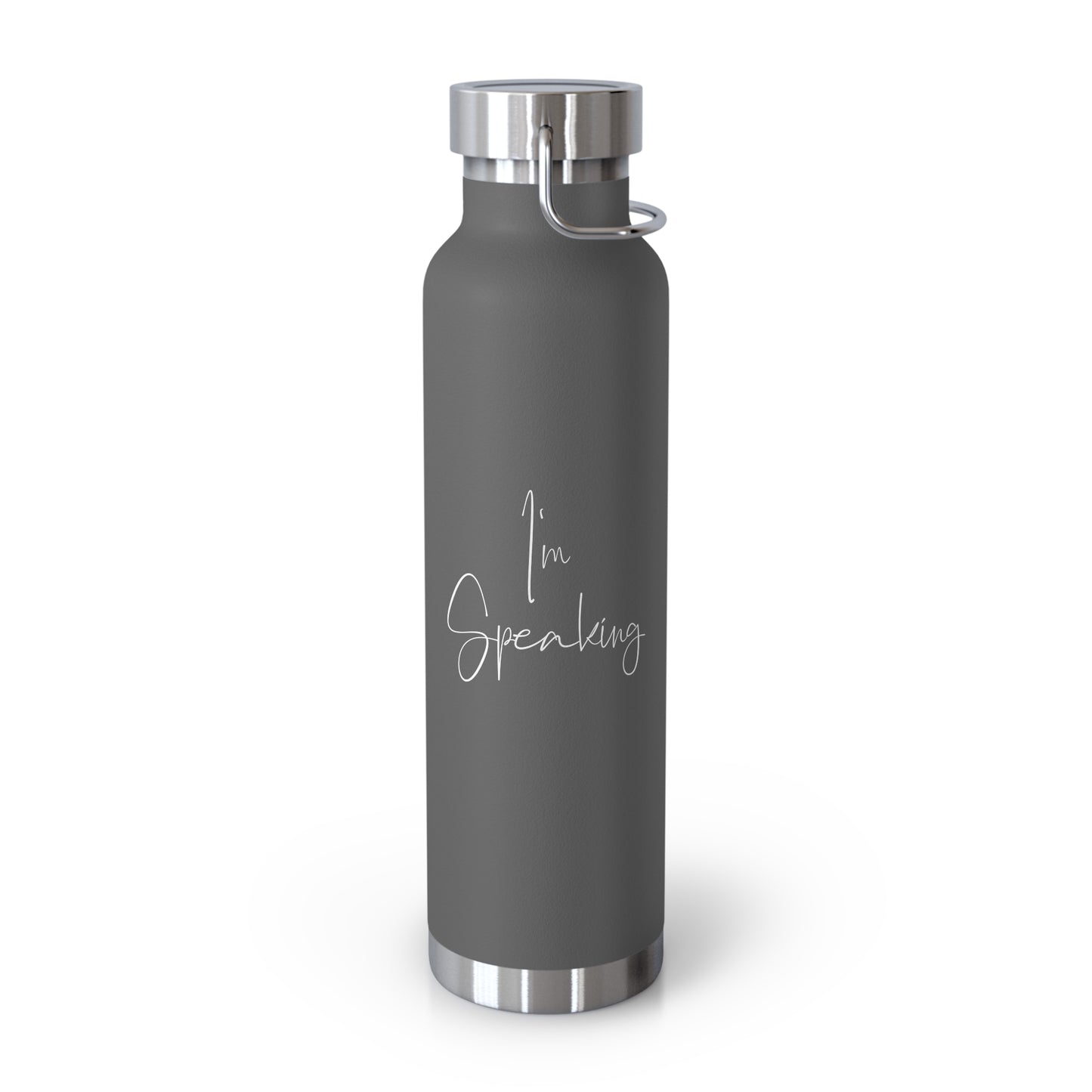 "I'm Speaking" Copper Vacuum Insulated Water Bottle 22oz - A Powerful Statement for a Critical Election