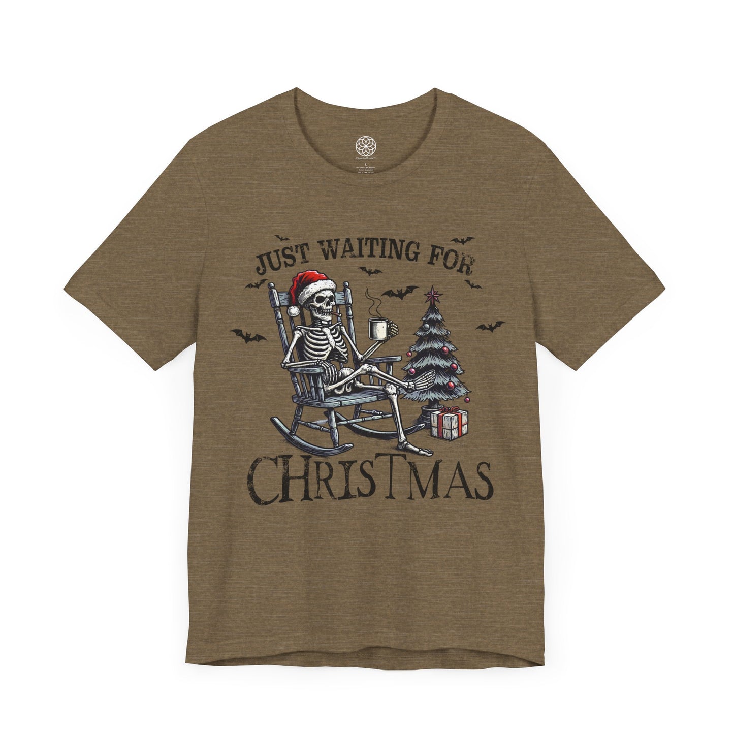 Just Waiting For Christmas Halloween T-Shirt