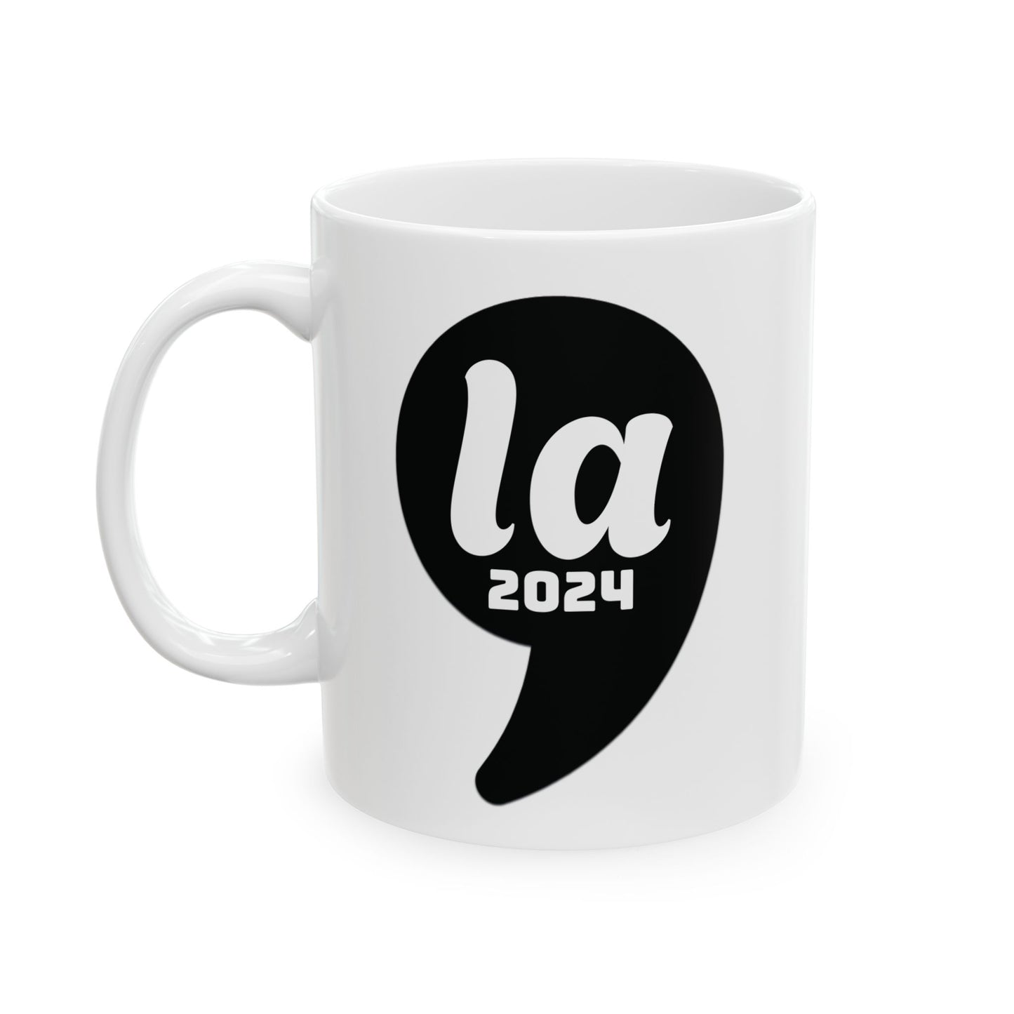 Kamala Harris 2024 Coffee Mug - Black on White