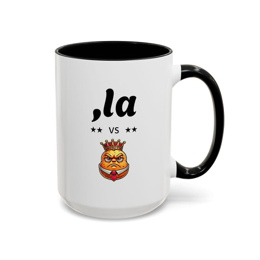 Kamala vs. Orange Dick-Tator Coffee Mug: Start Your Day with a Powerful Statement