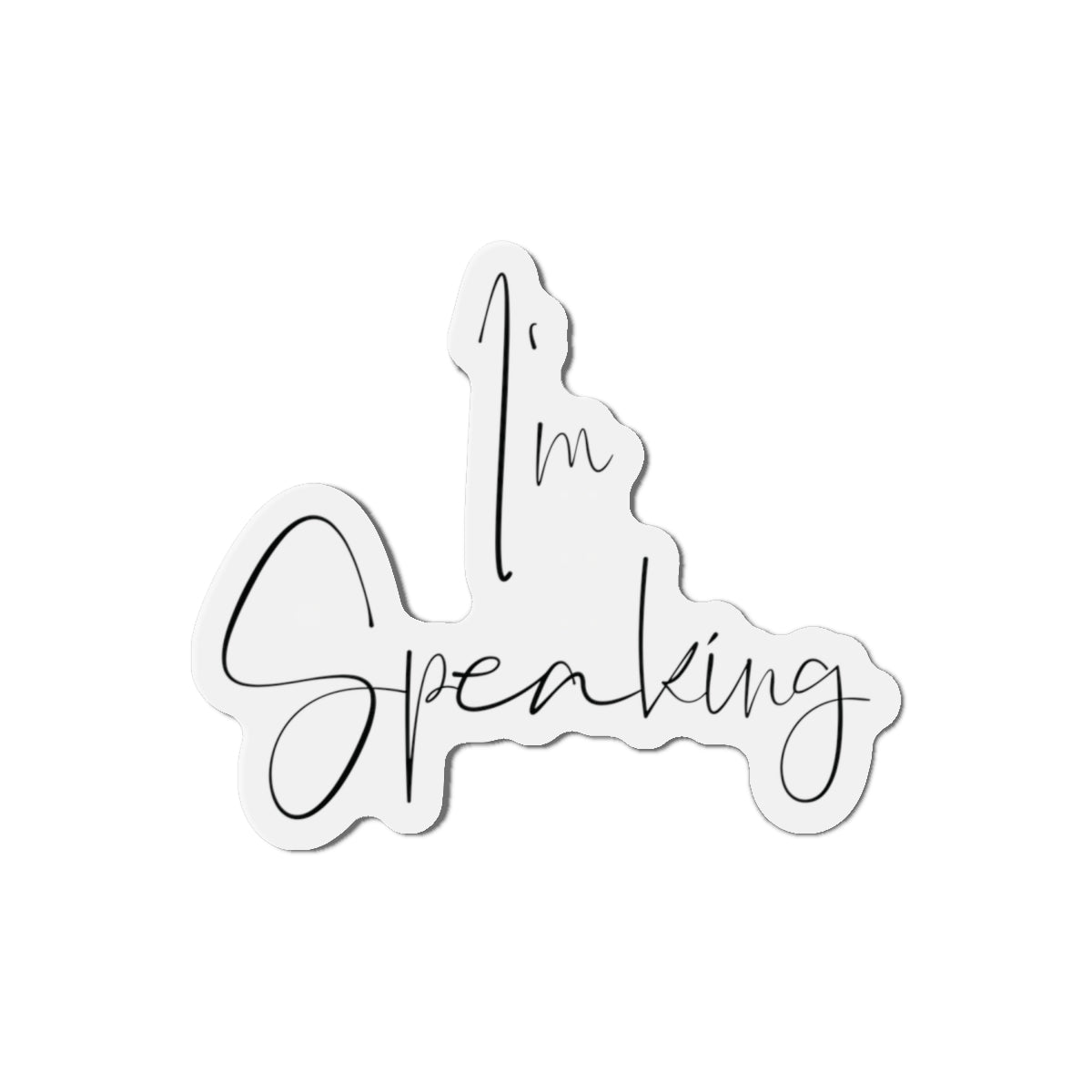 "I'm Speaking" Magnet - A Symbol of Empowerment in a Pivotal Election