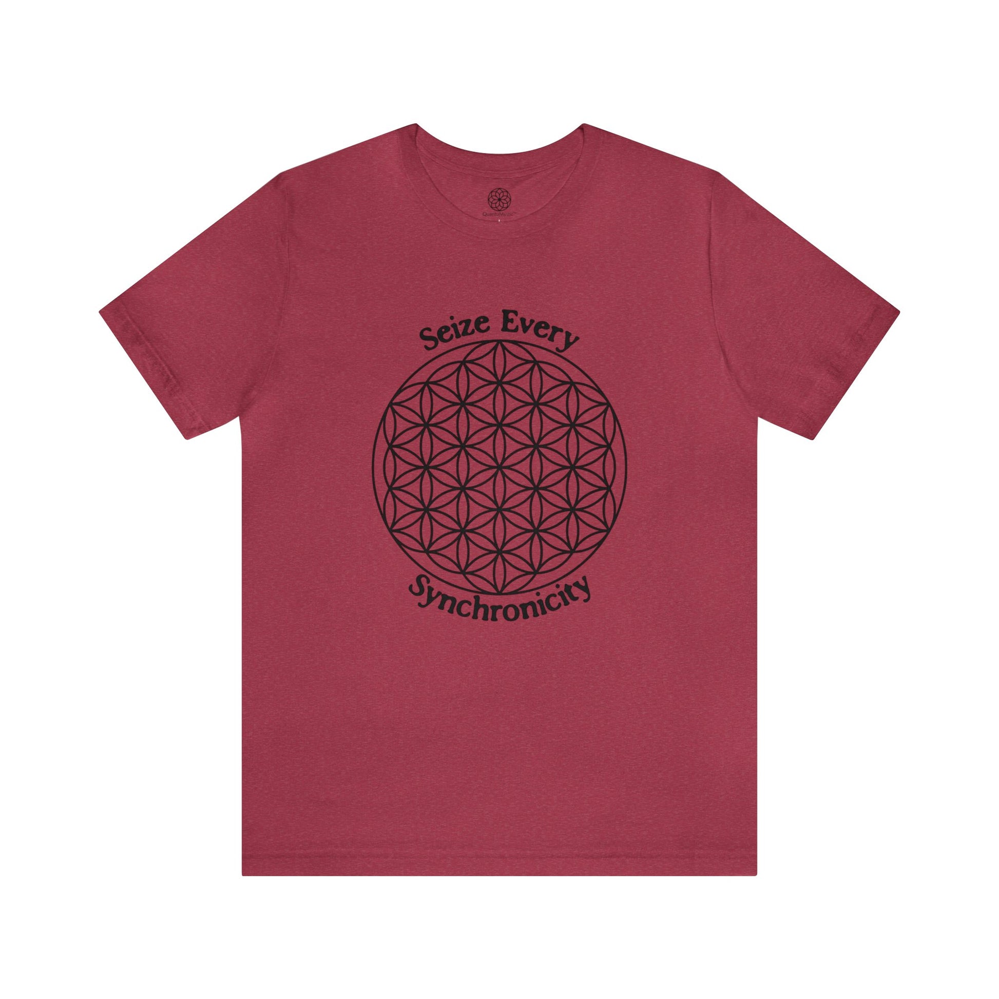 synchronicity shirt with flower of life