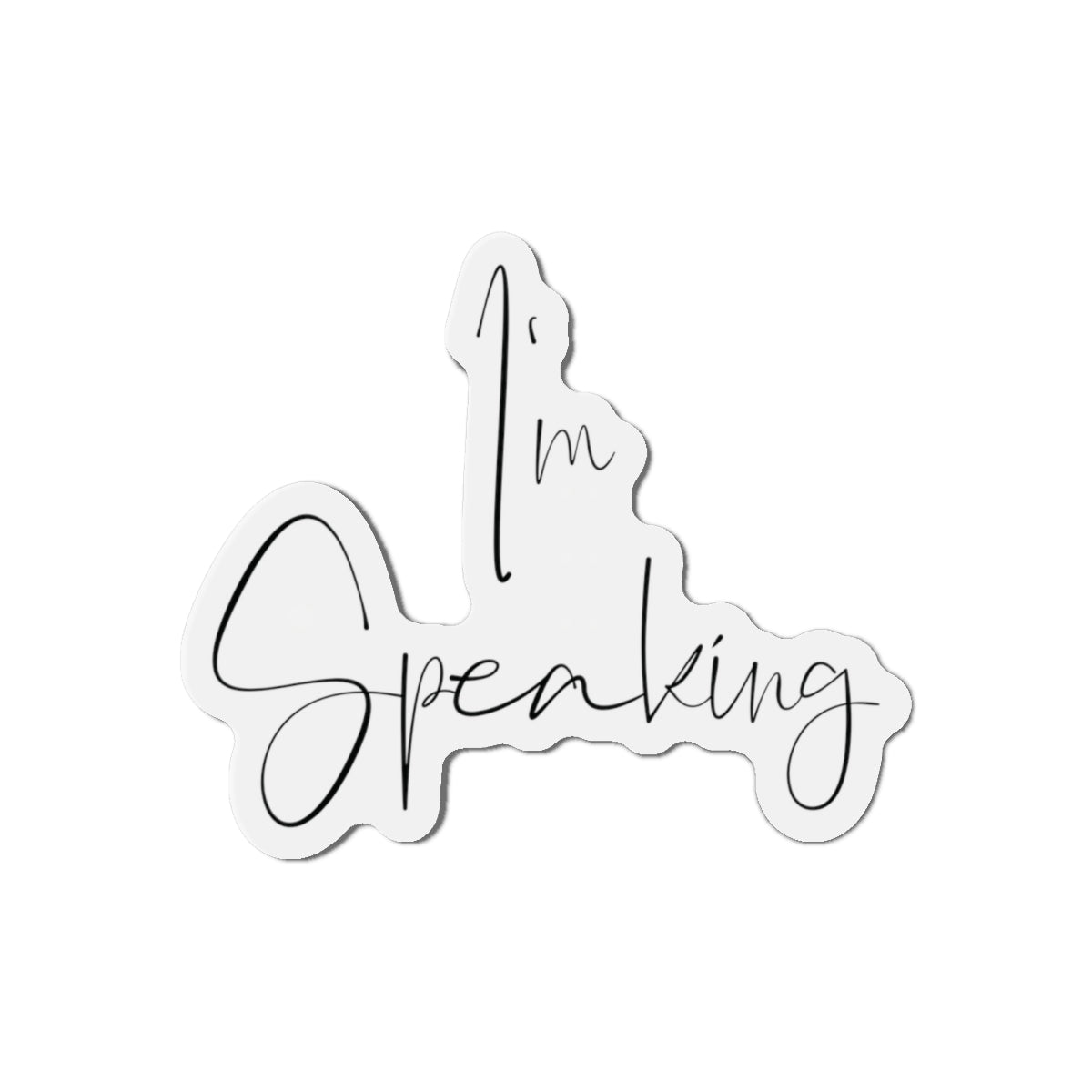 "I'm Speaking" Magnet - A Symbol of Empowerment in a Pivotal Election