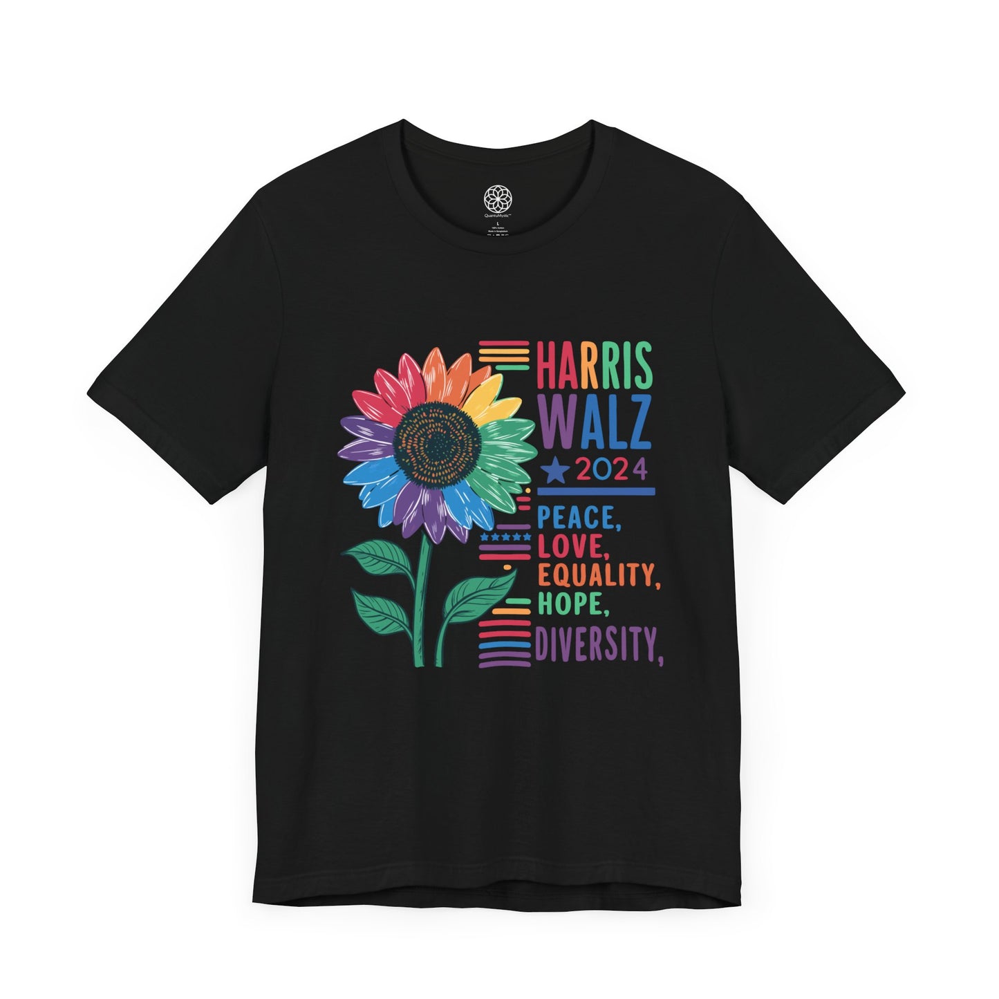 Harris Walz 2024 | Peace, Love, Equality, Hope, Diversity T-Shirt