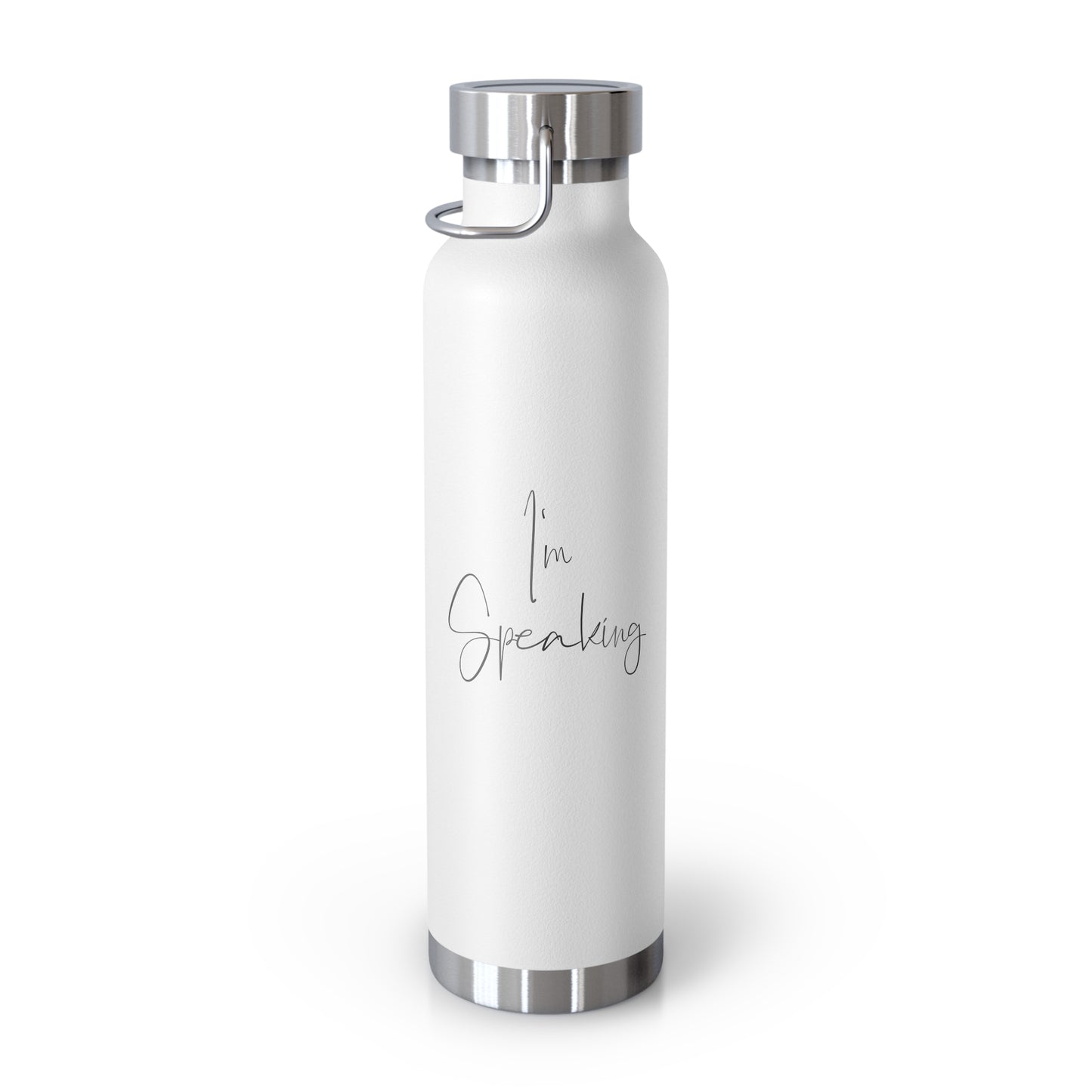 "I'm Speaking" Copper Vacuum Insulated Water Bottle 22oz - A Powerful Statement for a Critical Election