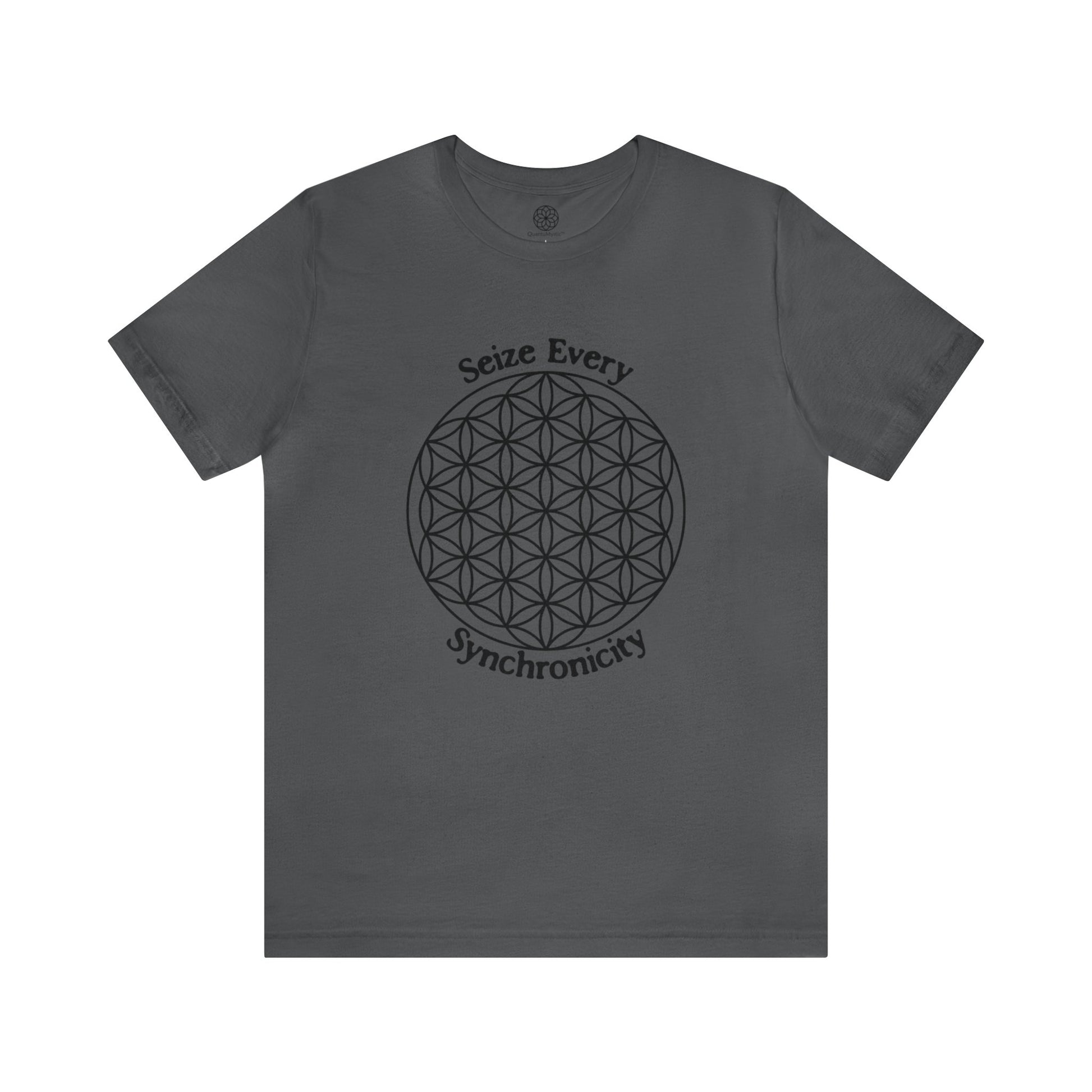 synchronicity shirt with flower of life