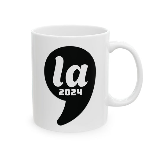 Kamala Harris 2024 Coffee Mug - Black on White