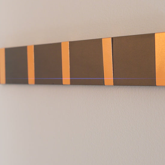 wall mounted coat rack in use video