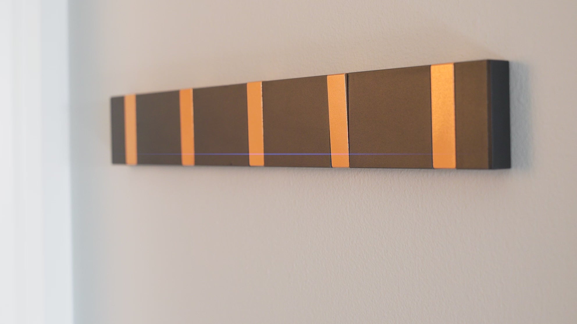 wall mounted coat rack in use video